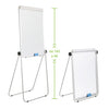 Lavagna Magnetica Bifacciale Flipchart Portatile 70x100 cm con Supporto