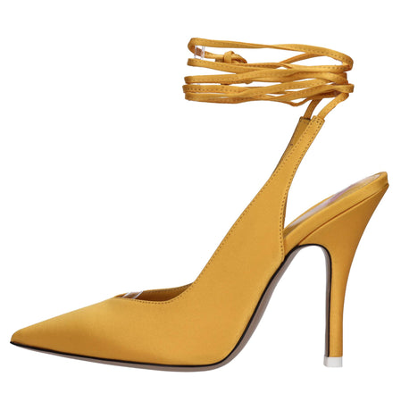 The Attico Scarpe con Tacco Giallo da donna