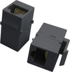 Accoppiatore Keystone RJ45 F/F Cat.5E UTP Nero
