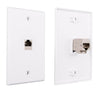 Accoppiatore di Rete RJ45 Cat.6A F/F Schermato FTP da pannello 16.5mm