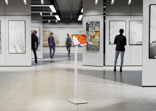 Supporto da Pavimento Antifurto per Tablet 7,9-11'' con Rotazione 360&deg