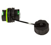 Connettore Fibra Ottica LC Duplex Impermeabile IP68 con Pressacavo e Cappuccio Antipolvere
