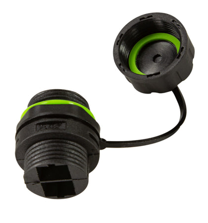 Connettore Fibra Ottica SC Duplex Impermeabile IP68 con Pressacavo e Cappuccio Antipolvere