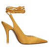 The Attico Scarpe con Tacco Giallo da donna