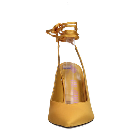 The Attico Scarpe con Tacco Giallo da donna