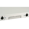 Cassetto Ottico 19'' Assemblato con 12 Bussole e 24 Pigtails LC Duplex Monomodale OS2
