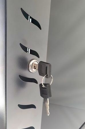 Armadio Rack 19'' a Muro 20 Unit&agrave P.450 mm Flat Pack Grigio