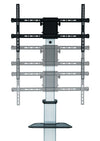 Supporto a Pavimento con Mensola Trolley TV LCD/LED 37-86''