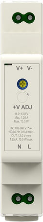 Alimentatore su Guida DIN 12V 1,25A 15W