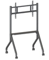 Supporto Mobile da Pavimento Multifunzione per TV LCD/LED/Plasma 65-100'' Nero