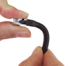 Cavo Slim Patch di Rete Pieghevole in Rame Cat.6A U/UTP 2m Nero