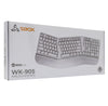 Tastiera Ergonomica Wireless 2,4 GHZ, WK-905