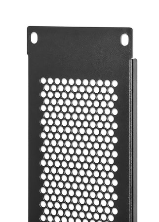 Pannello Cieco Ventilato per Armadi Rack 19'' 2U Nero