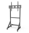 Supporto da Pavimento TV LCD/LED 55-100'' Altezza Regolabile con Mensola