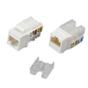 Kit 24 Frutti Cat.6 UTP 90° Keystone con Pinza Crimpatrice