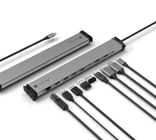Docking Station 9 in 1 USB-C&trade Hub USB HDMI RJ45