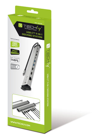 Docking Station 9 in 1 USB-C&trade Hub USB HDMI RJ45