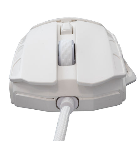 Mouse Ottico Gaming LED RGB con Cavo USB 7200 dpi Bianco, ECTOR