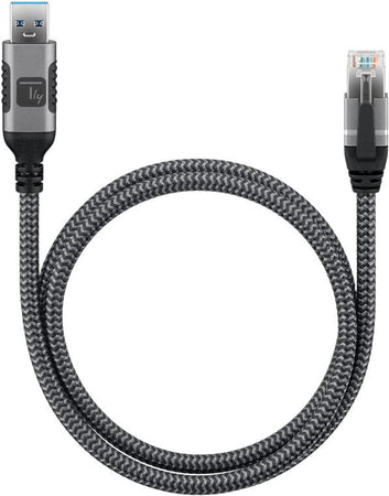 Cavo USB 3.0 Tipo A Maschio a Ethernet RJ45 Maschio 1m