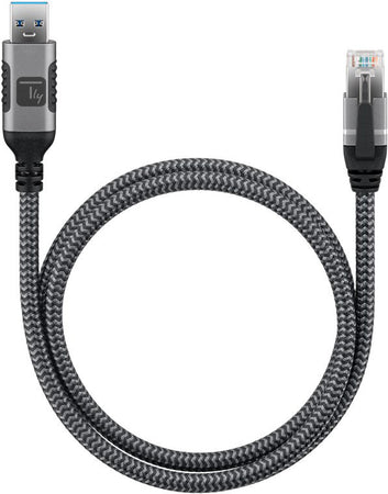 Cavo USB 3.0 Tipo A Maschio a Ethernet RJ45 Maschio 5m
