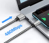 Cavo USB A Maschio 2.0 / USB-C&trade Maschio 3A 1 m Alluminio