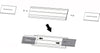 Kit Staffe e Braccio di Giunzione per Supporto Video Wall da Pavimento