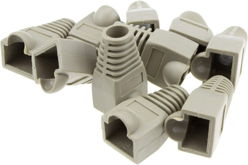 Copriconnettore per Plug RJ45 6.0 mm Grigio 10 pz