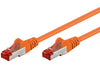 Cavo di rete Patch in rame Cat. 6 Arancione SFTP LSZH 0,5m