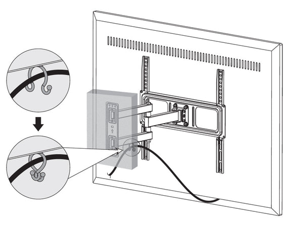 Supporto a Muro per TV LED LCD 32-55'' Full-Motion