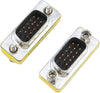 Mini Gender Changer VGA DB 15 poli HD M/M