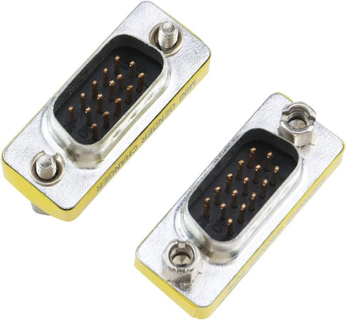 Mini Gender Changer VGA DB 15 poli HD M/M