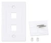 Placca Porta Frutti 2 Posti Mod.503 Bianco