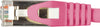 Cavo di rete Patch in CCA Schermato Cat. 6 Rosa F/UTP 1 m Bulk