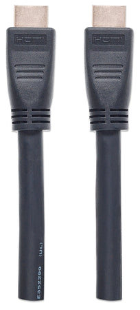 Cavo HDMI CL3 High Speed con Ethernet A/A M/M 10m Nero