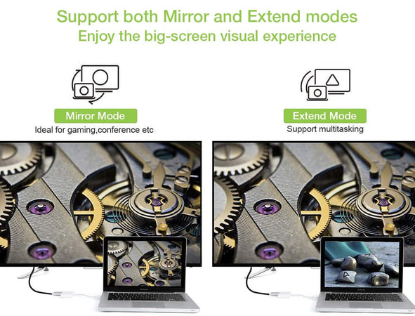 Adattatore DisplayPort ad HDMI/VGA 4K 30Hz