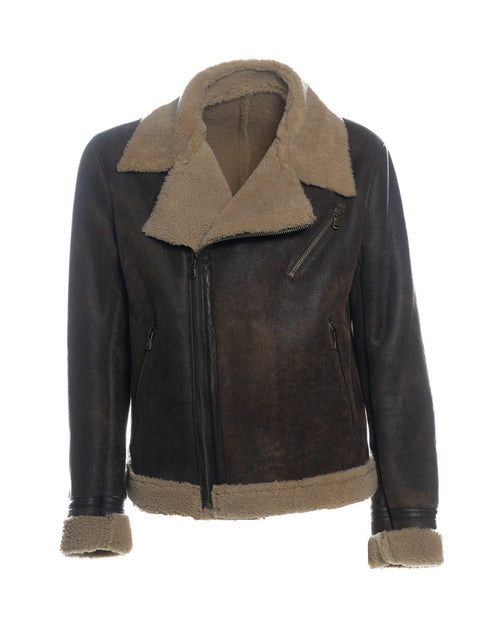 Chiodo Tre Tasche - Chiodo Uomo Marrone e Beige
