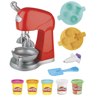 Play-Doh Kitchen Creations Il Magico Mixer, impastatrice giocattolo con finti accessori da cucina, giocattolo per attività