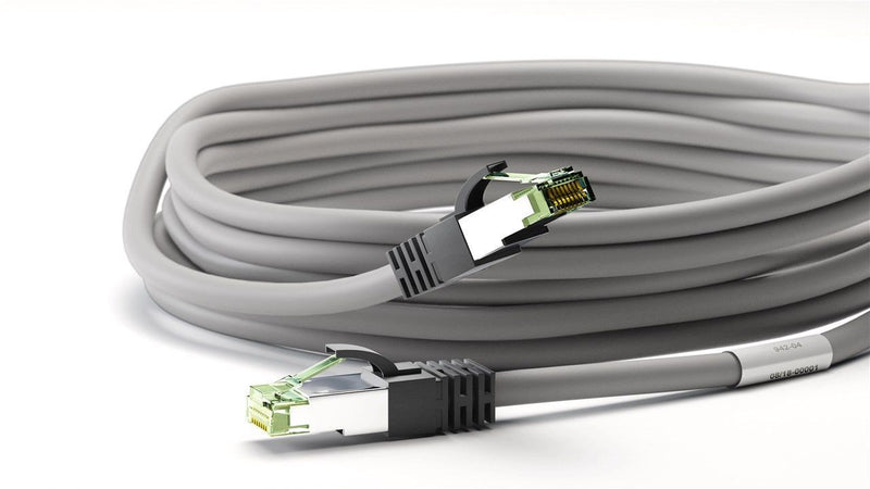 Cavo di rete Patch in rame Cat. 8.1 Grigio SFTP LSZH 1m