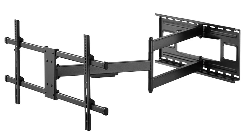 Staffa a Muro Braccio Estensibile fino a 1015 mm per LCD 43-80'' Nero