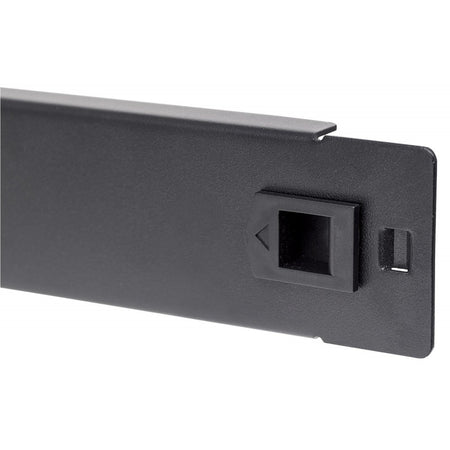 Pannello Cieco Toolless a Clip per Armadi Rack 19'' 1U Nero