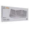 Tastiera Ergonomica Wireless 2,4 GHZ, WK-905