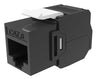 Frutto Keystone RJ45 UTP Cat.6 Tooless Nero