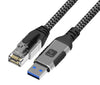Cavo USB 3.0 Tipo A Maschio a Ethernet RJ45 Maschio 1m