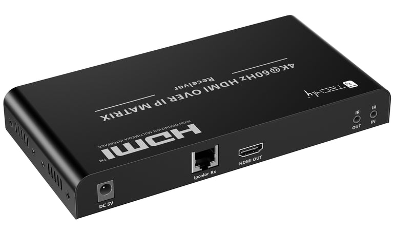 Ricevitore per Matrix Extender HDMI Over IP 4K su Cavo Cat.6 fino a 120m