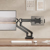 Supporto a Pinza VESA 75x75 per Smartphone e Tablet 4,7''-15'' 1kg max. Nero