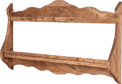 Biscottini Piattaia Country in legno massello di tiglio finitura naturale L84xPR11xH43 cm. Made in Italy