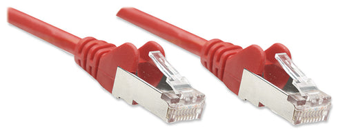 Cavo di rete Patch in Rame Schermato Cat. 5e Rosso F/UTP 3 metri