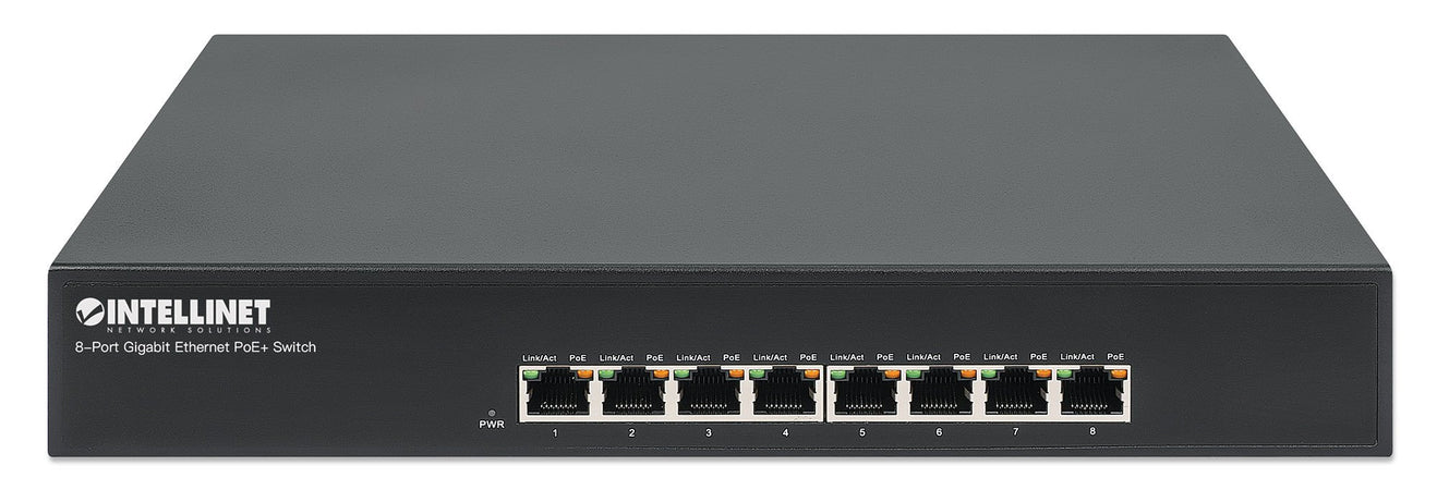 Switch 8 porte Gigabit PoE+