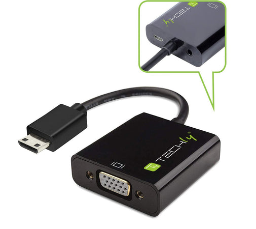 Cavo Convertitore Adattatore da HDMI&trade mini C a VGA con Micro USB e Audio