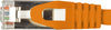 Cavo di rete Patch in CCA Schermato Cat. 6 Arancione F/UTP 1 m Bulk